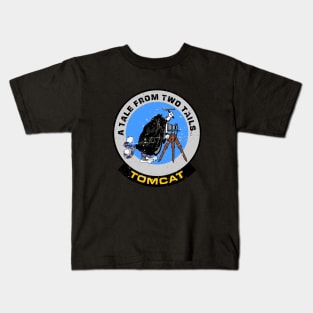 F-14 Tomcat - A Tale From Two Tails... - Grunge Style Kids T-Shirt